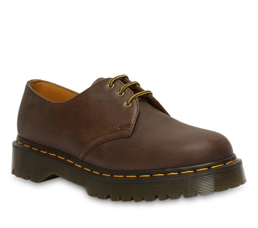 Dr.martens Norge 1461 Bex Crazy Horse Mørkebrun Crazy Horse