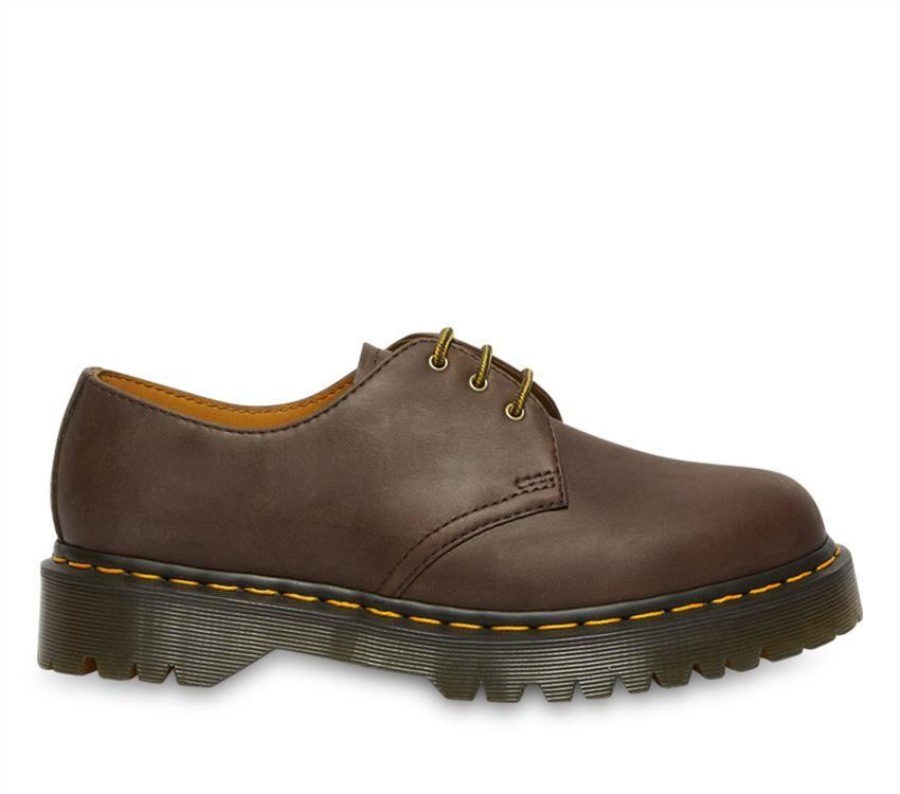 Dr.martens Norge 1461 Bex Crazy Horse Mørkebrun Crazy Horse