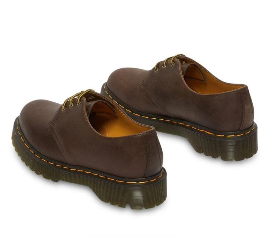 Dr.martens Norge 1461 Bex Crazy Horse Mørkebrun Crazy Horse