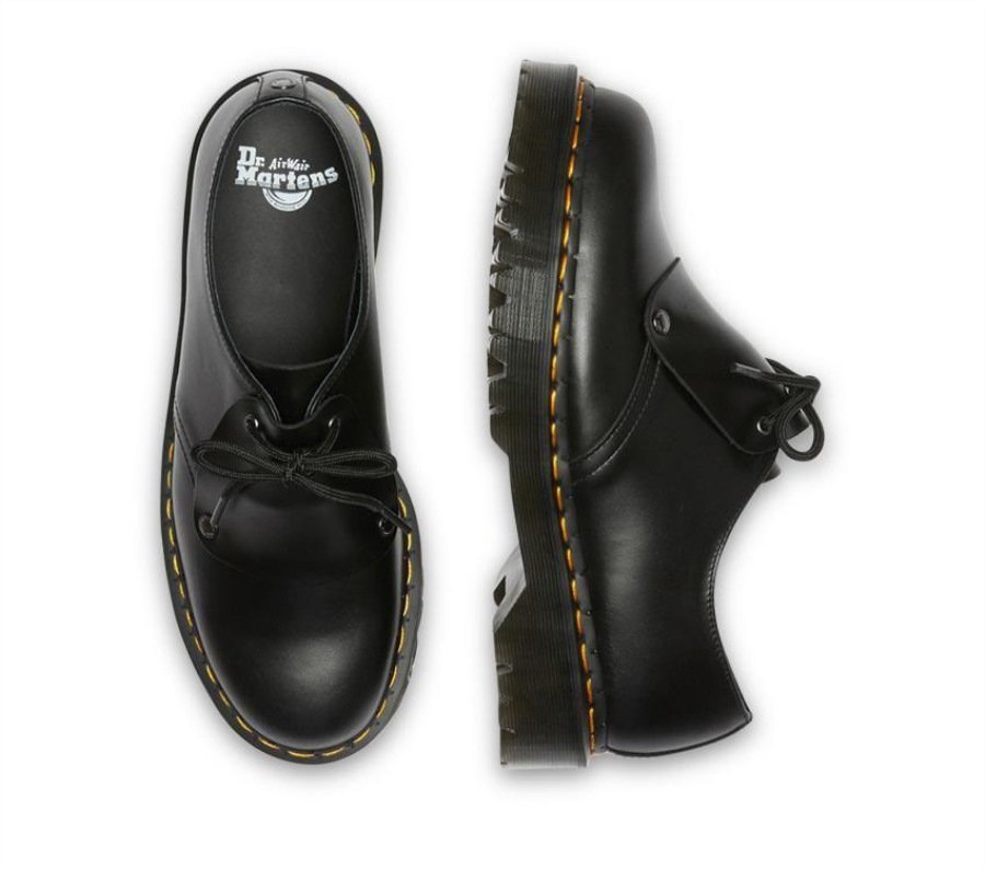 Dr.martens Norge 1461 Bex Hakk Welt Brando Svart Brando