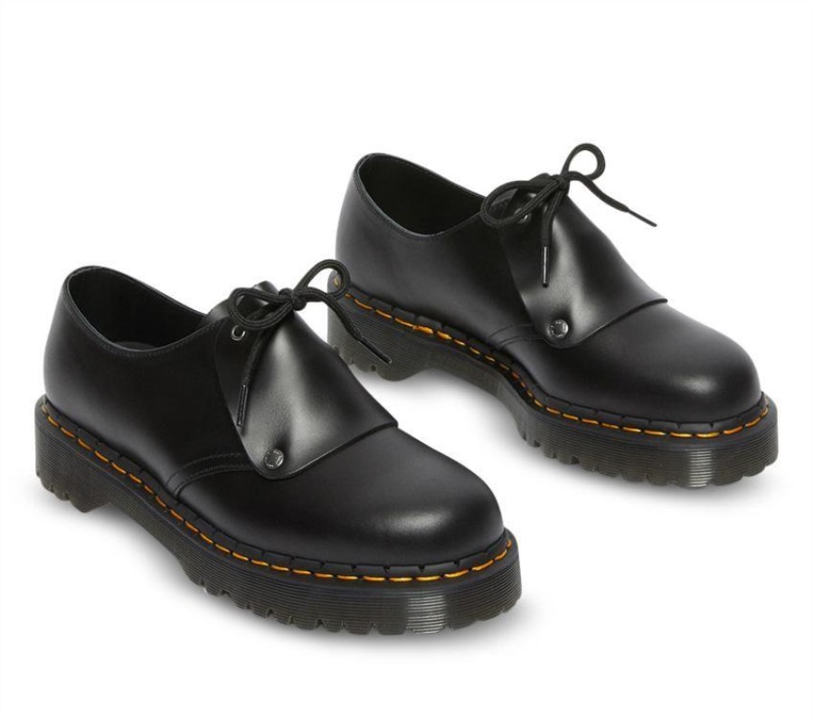 Dr.martens Norge 1461 Bex Hakk Welt Brando Svart Brando