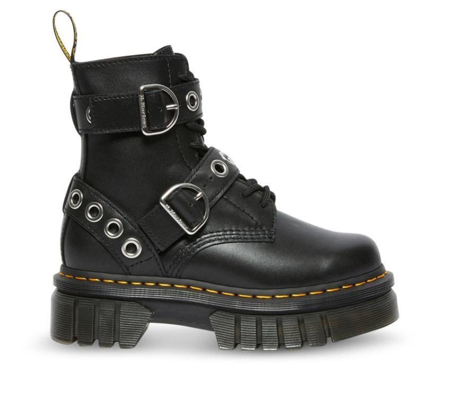Dr.martens Norge Audrick Maskinvareplattform Sort
