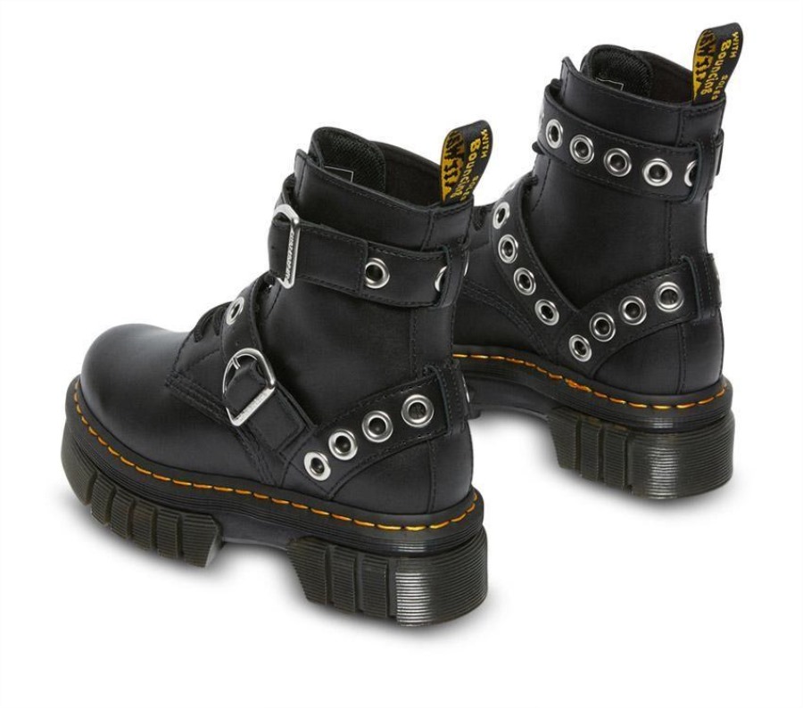 Dr.martens Norge Audrick Maskinvareplattform Sort