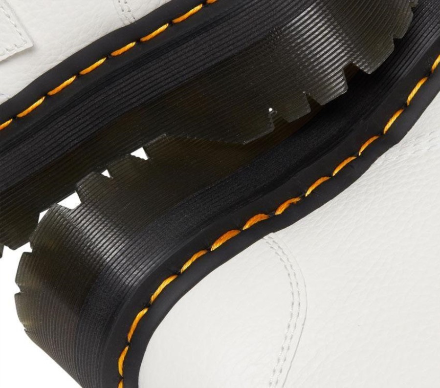 Dr.martens Norge Devon Flower 2 Stropp Hvit Frest Nappa