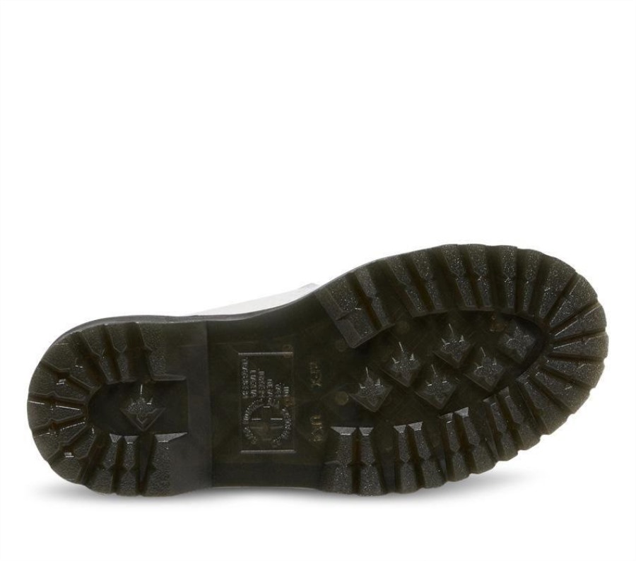 Dr.martens Norge Devon Flower 2 Stropp Hvit Frest Nappa