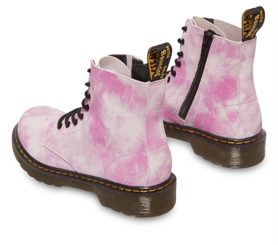 Dr.martens Norge Juniors 1460 Pascal Tie Dye Rosa Tie Dye K
