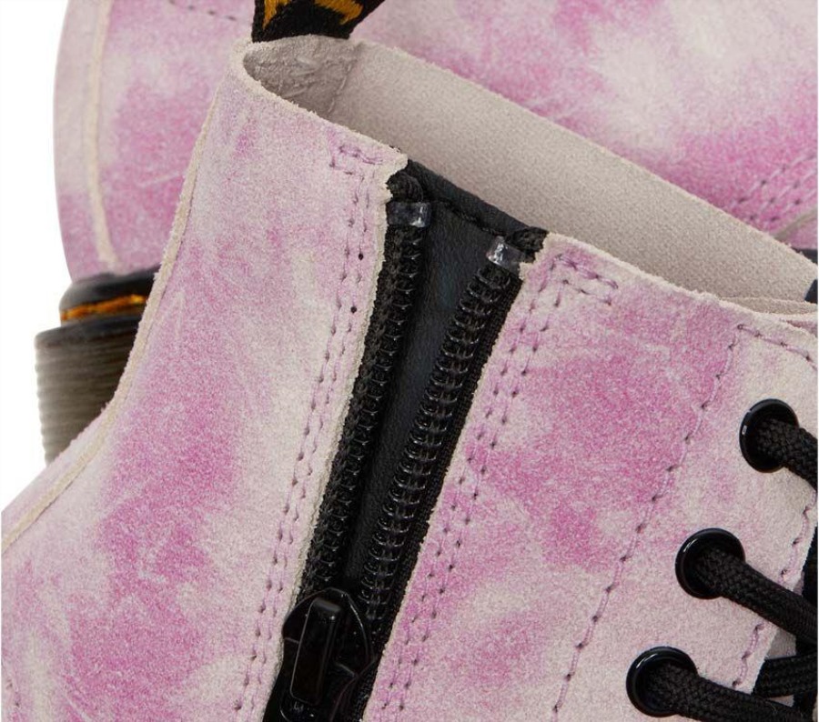 Dr.martens Norge Juniors 1460 Pascal Tie Dye Rosa Tie Dye K