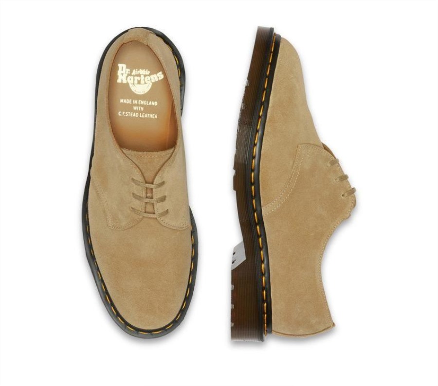 Dr.martens Norge Laget I England 1461 Nubuck Mandel Beige