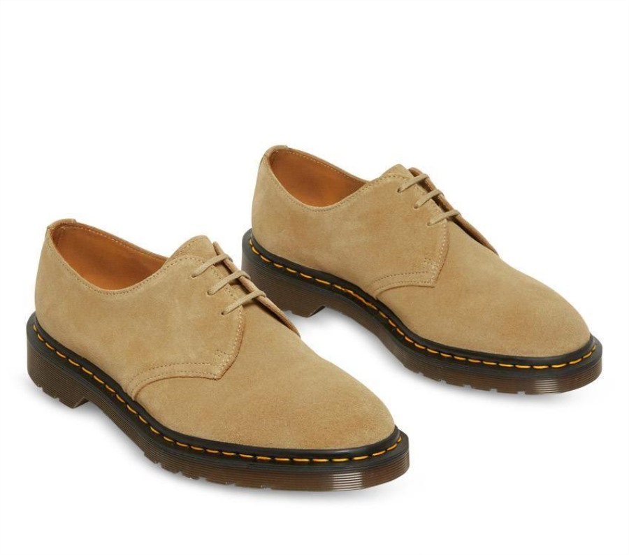 Dr.martens Norge Laget I England 1461 Nubuck Mandel Beige