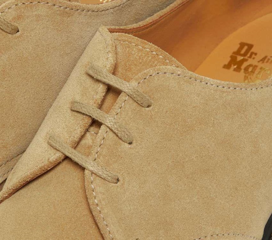 Dr.martens Norge Laget I England 1461 Nubuck Mandel Beige