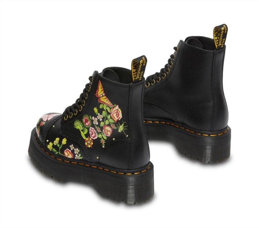 Dr.martens Norge Sinclair Floral Bloom Black