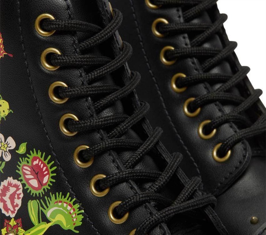 Dr.martens Norge Sinclair Floral Bloom Black