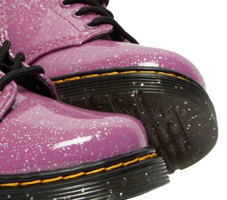 Dr. Martens Norge Toddler 1460 Glitter Mørk Rosa