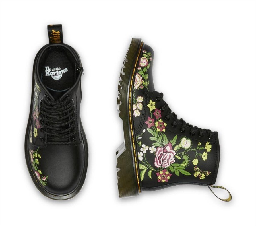 Junior 1460 Floral Bloom Dr.martens Norge Bloom K (svart)