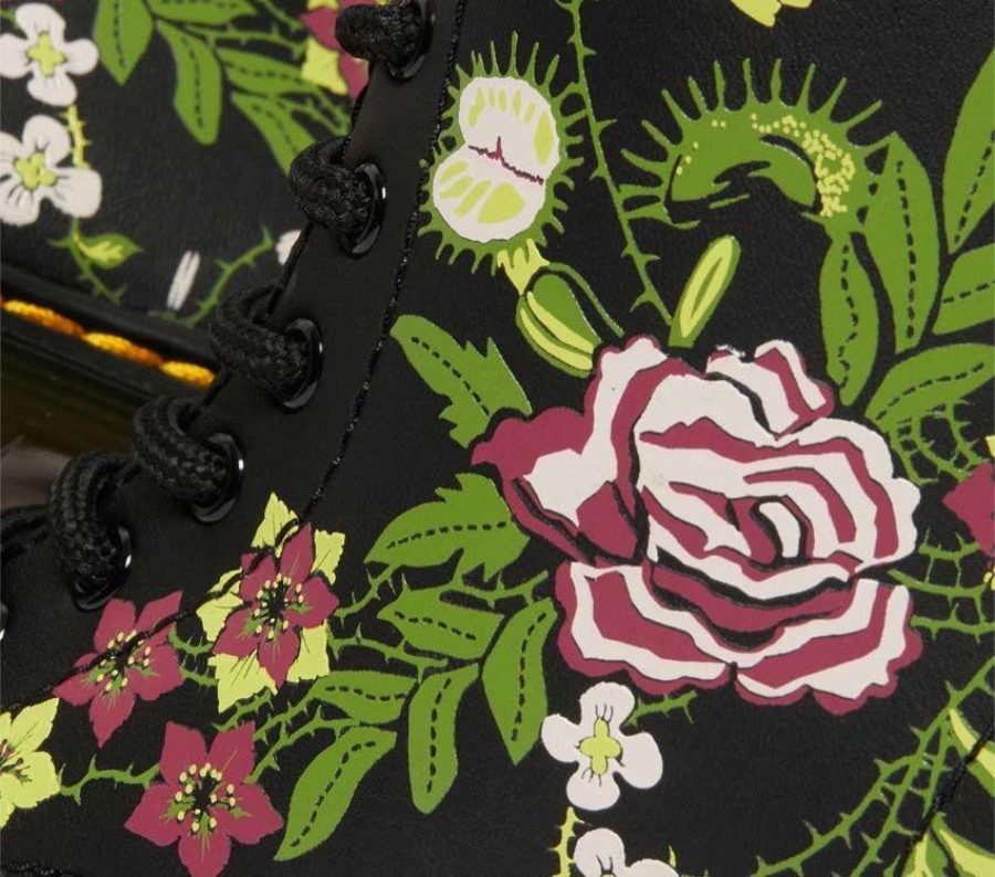 Junior 1460 Floral Bloom Dr.martens Norge Bloom K (svart)