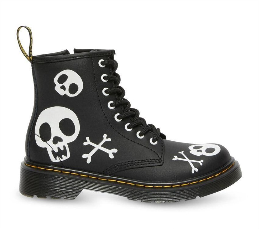 Juniorer 1460 Dr.martens Norge Xbones (svart)