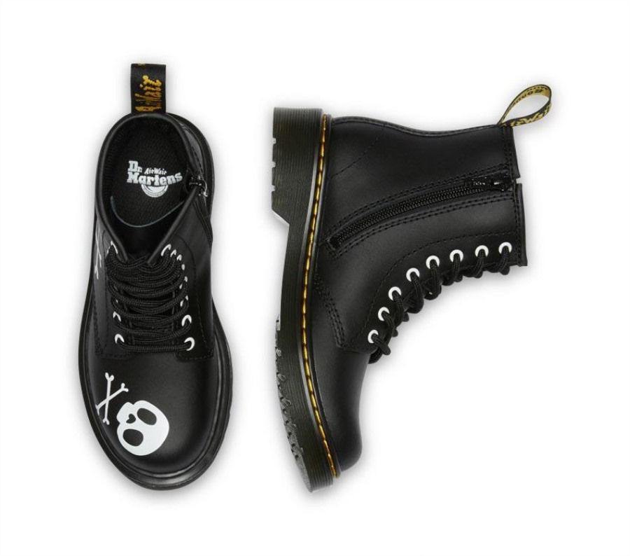 Juniorer 1460 Dr.martens Norge Xbones (svart)