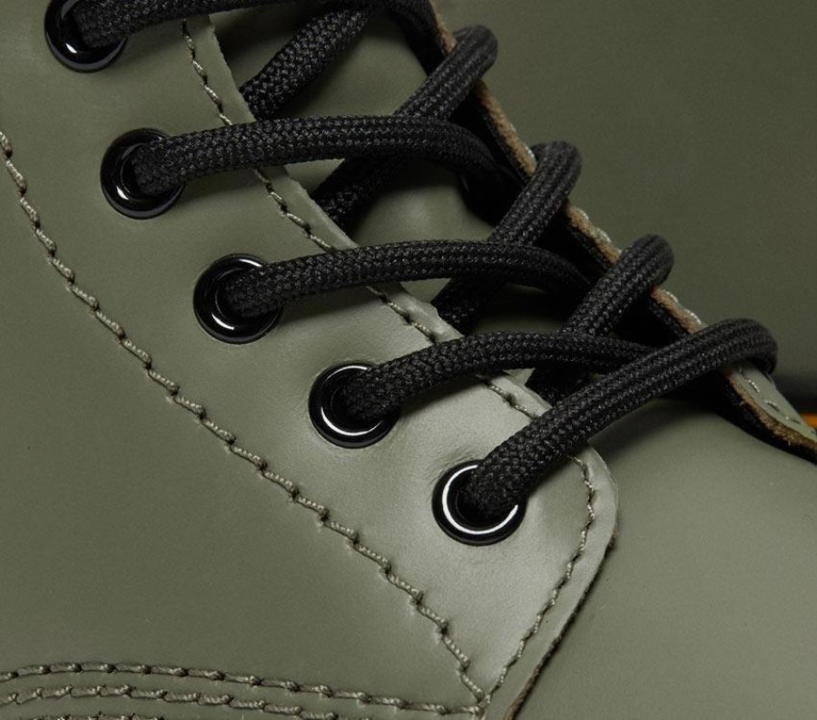 Juniors 1460 Smooth Dr.martens Norge Khaki Green Romario