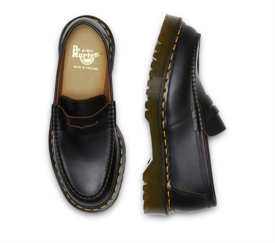 Laget I England Penton Bex Loafer Dr.martens Norge Svart Quilon