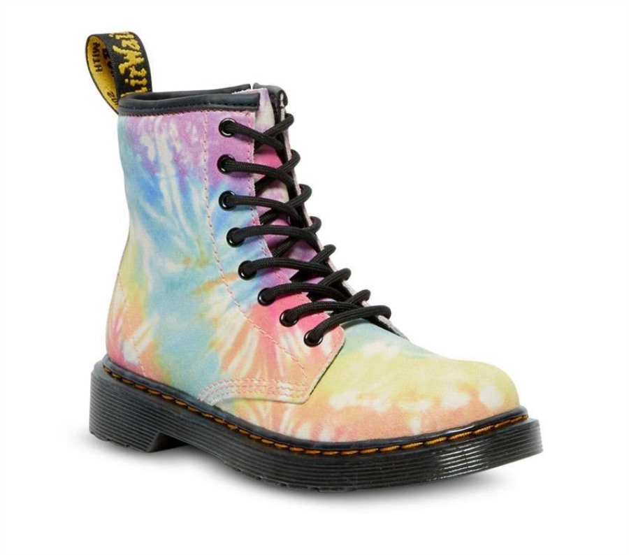 Multi Tie Dye Kids Dr.martens Norge Junior 1460 Tie Dye