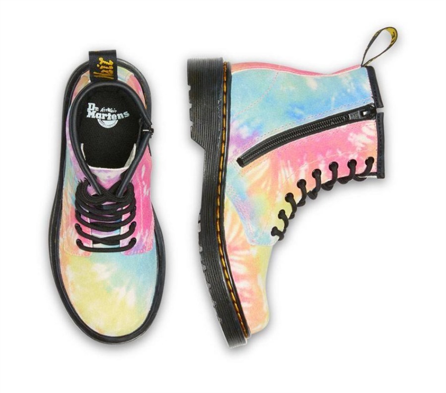 Multi Tie Dye Kids Dr.martens Norge Junior 1460 Tie Dye