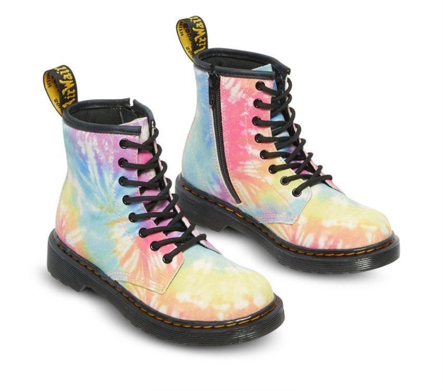 Multi Tie Dye Kids Dr.martens Norge Junior 1460 Tie Dye