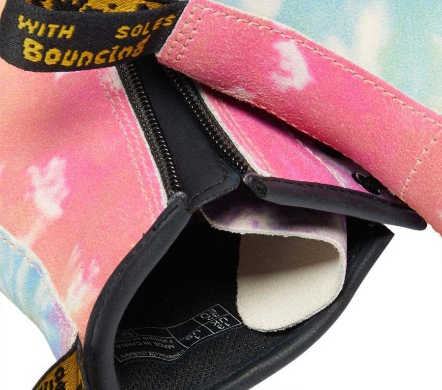 Multi Tie Dye Kids Dr.martens Norge Junior 1460 Tie Dye