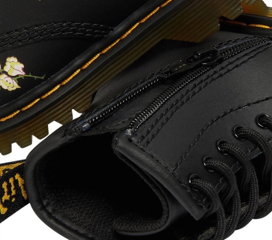 Toddler 1460 Floral Bloom Dr.martens Norge Bloom K (svart)