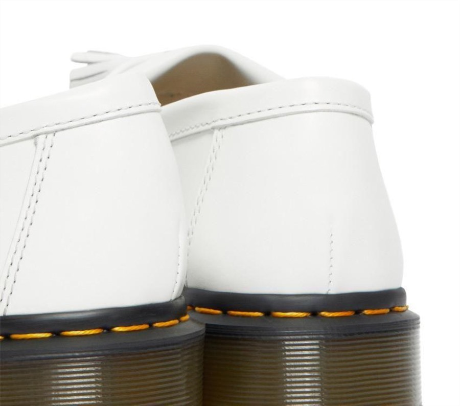 Hvit Glatt Dr.martens Norge Adrian Dusk Loafer