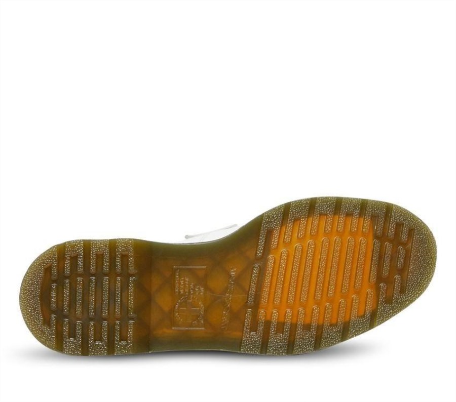 Hvit Glatt Dr.martens Norge Adrian Dusk Loafer