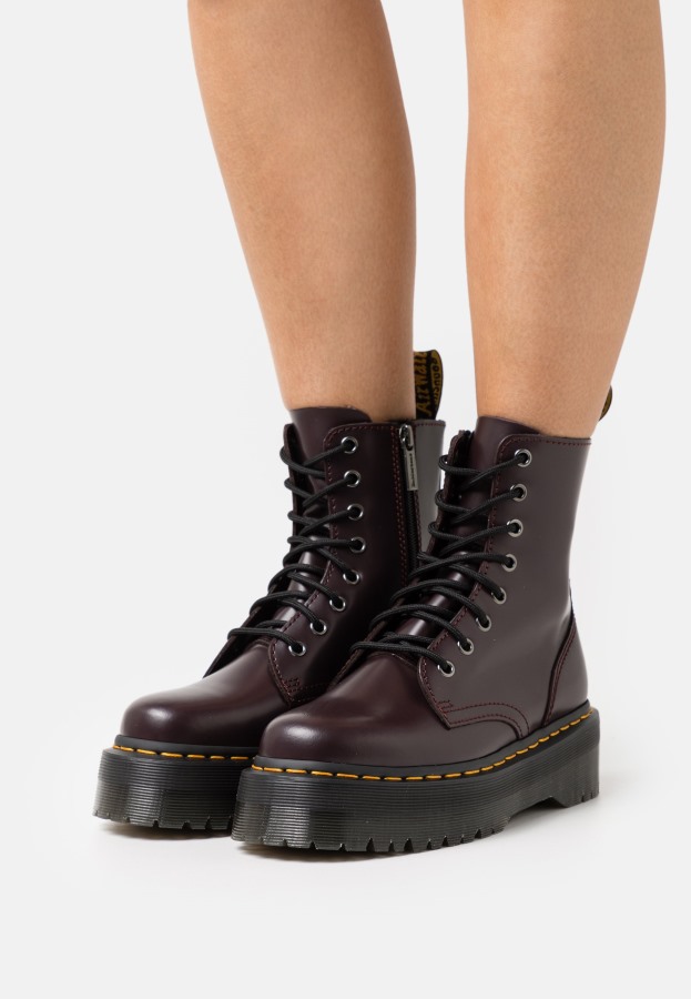 Jadon Platform Ankelstøvletter Dr.martens Norge Burgunder