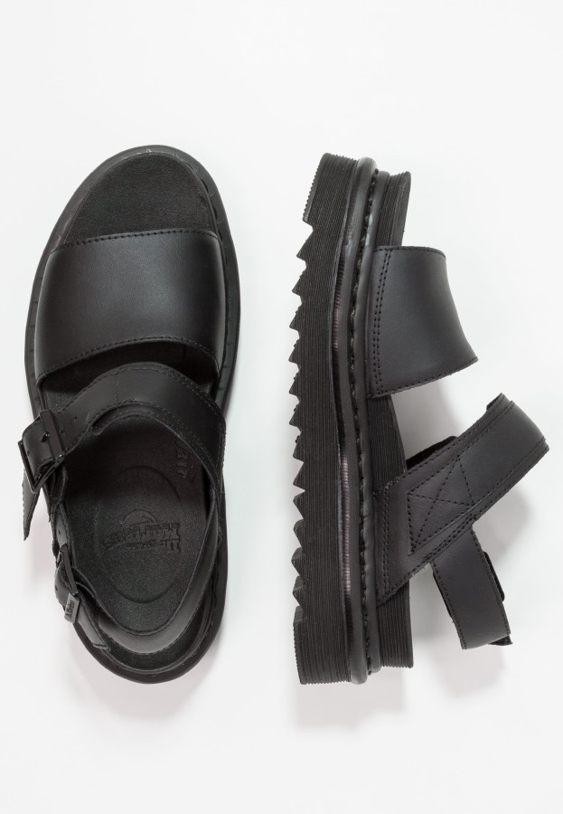 Dr.martens Norge Voss Platåsandaler Sorte