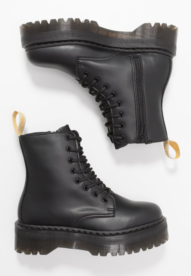 Dr.martens Norge Vegan Jadon Ii Mono Ankelstøvletter Med Snøre Svart