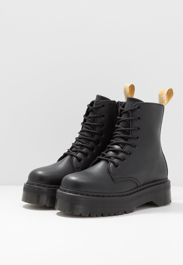 Dr.martens Norge Vegan Jadon Ii Mono Ankelstøvletter Med Snøre Svart