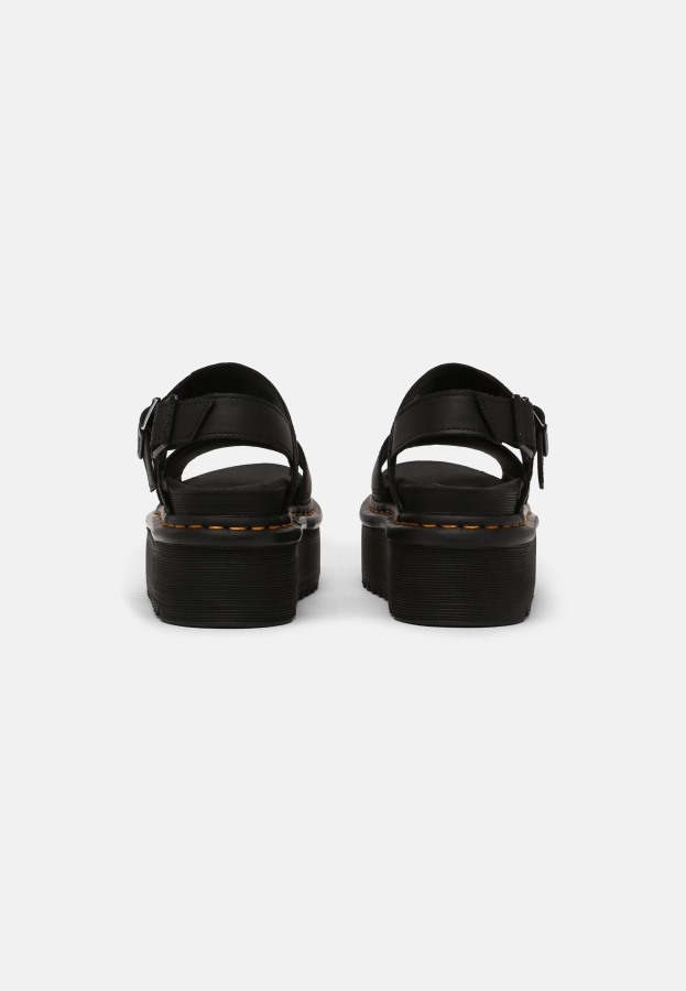 Sorte Hydro Dr.martens Norge Voss Quad Platform Sandaler