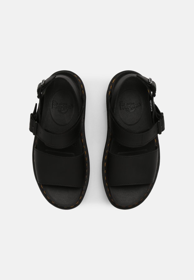 Sorte Hydro Dr.martens Norge Voss Quad Platform Sandaler
