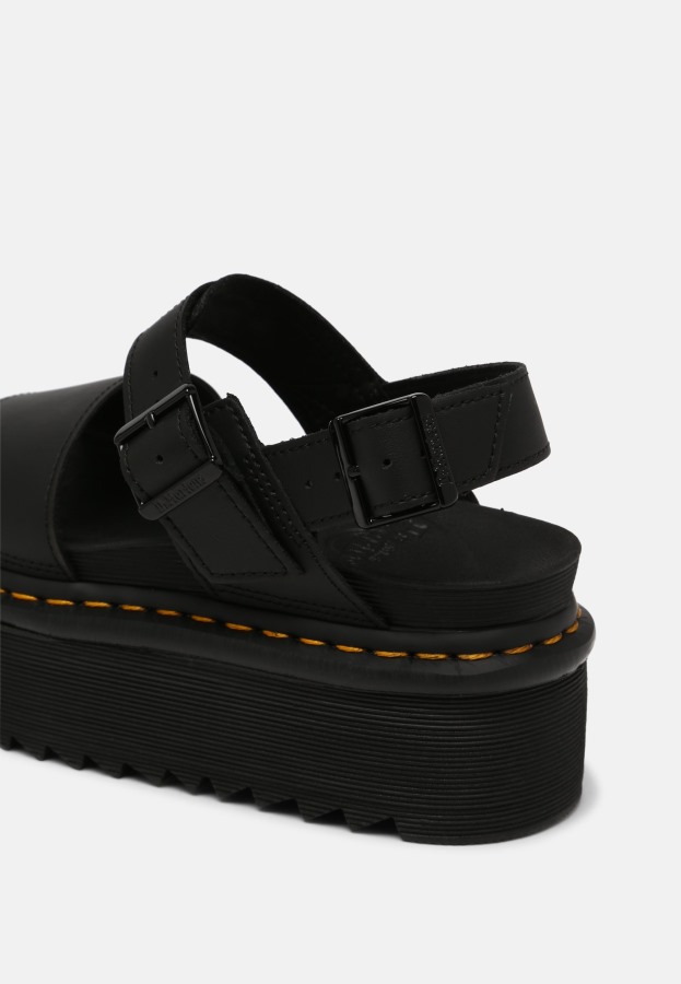 Sorte Hydro Dr.martens Norge Voss Quad Platform Sandaler