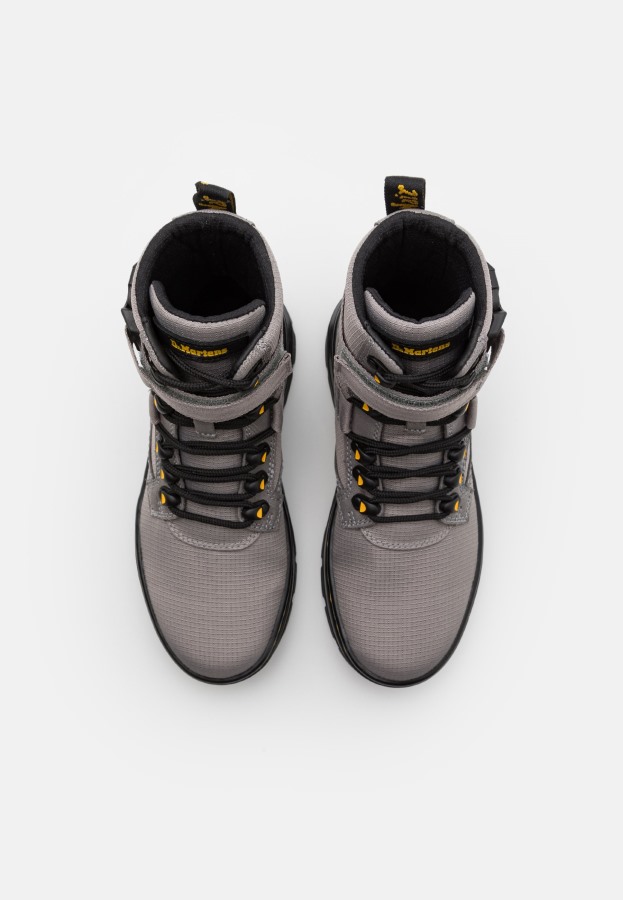 Dr.martens Norge Combs Tech Unisex Ankelstøvletter Med Snøring Sinkgrå