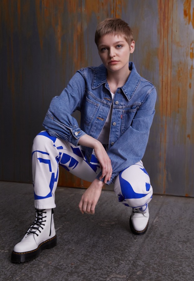 Dr.martens Norge Jadon Platform Ankelstøvletter Hvit