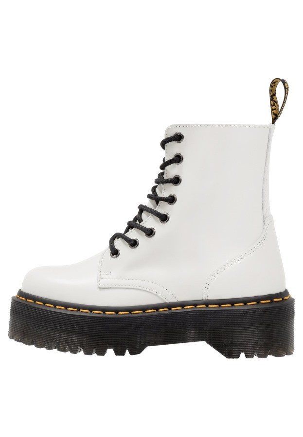 Dr.martens Norge Jadon Platform Ankelstøvletter Hvit