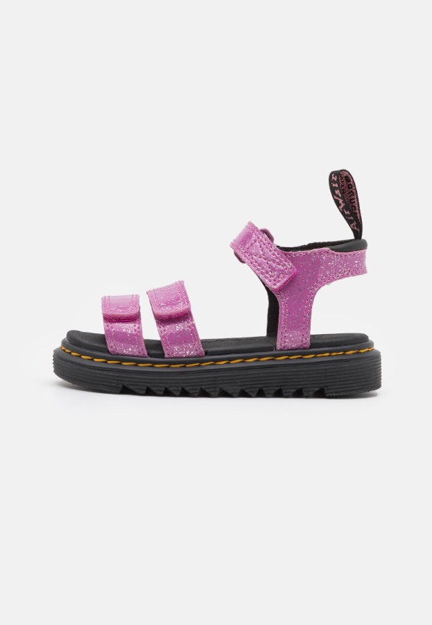 Klaire Sandaler Dr.martens Norge Mørk Rosa Kosmisk Glitter