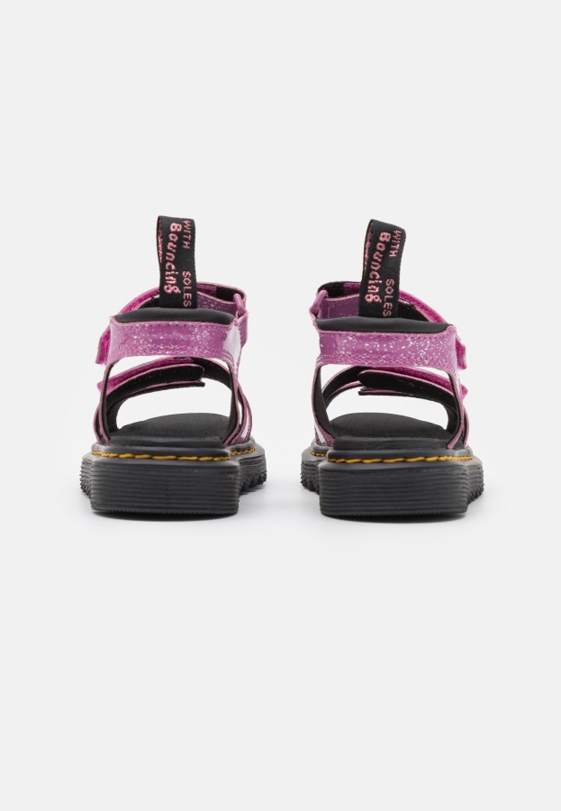 Klaire Sandaler Dr.martens Norge Mørk Rosa Kosmisk Glitter