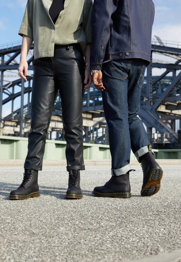 Sorte Dr.martens Norge 1460 Unisex Ankelstøvletter Med Snøring