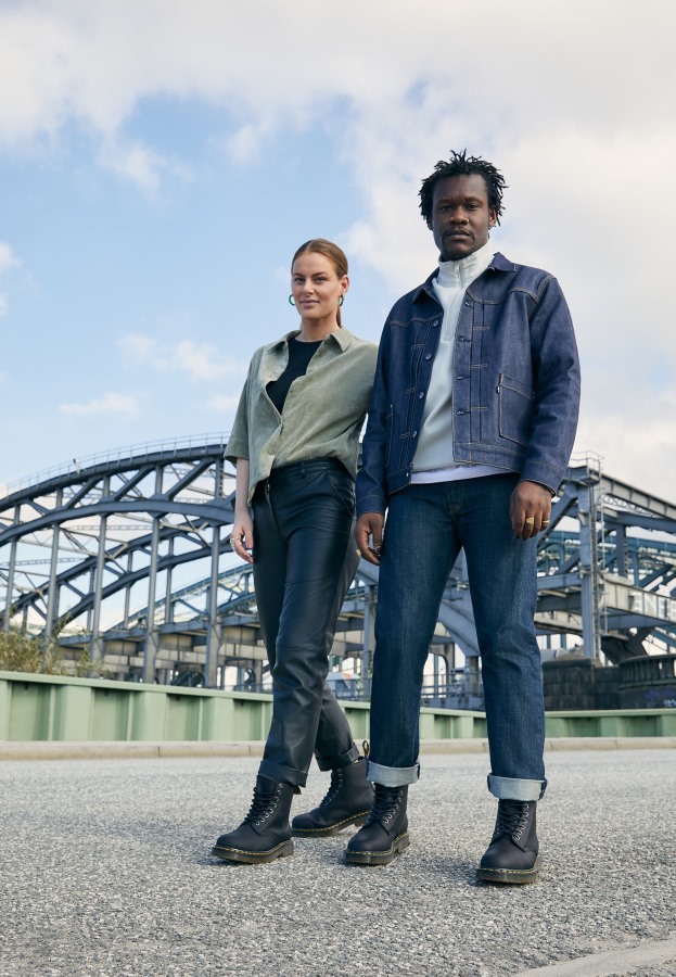 Sorte Dr.martens Norge 1460 Unisex Ankelstøvletter Med Snøring