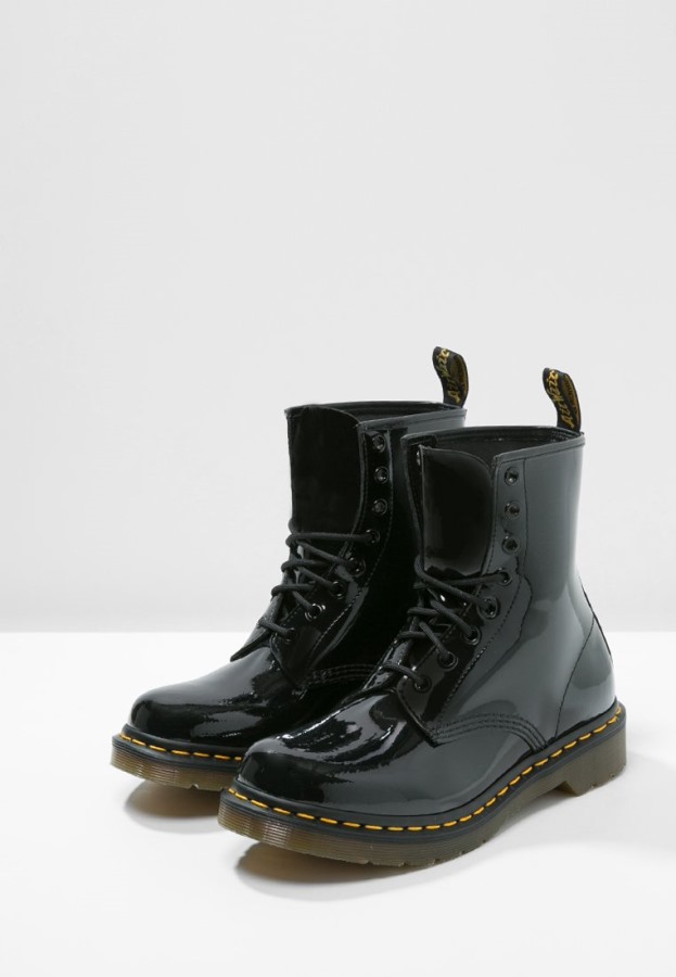 Sort Dr.martens Norge 1460 8 Eye Boot Lamper Ankelstøvletter Med Snøring