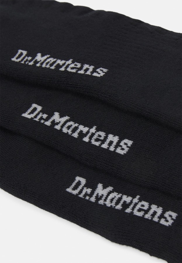 Dr.martens Norge Double Doc Unisex 3 Pack Sokker Sorte