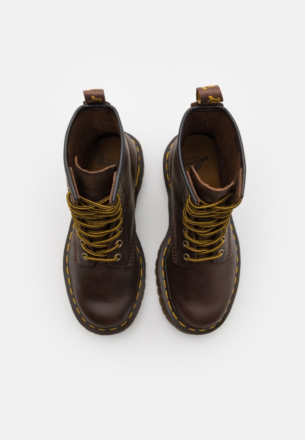 Mørkebrune Dr.martens Norge 1460 Bex Unisex Ankelstøvletter Med Snøring