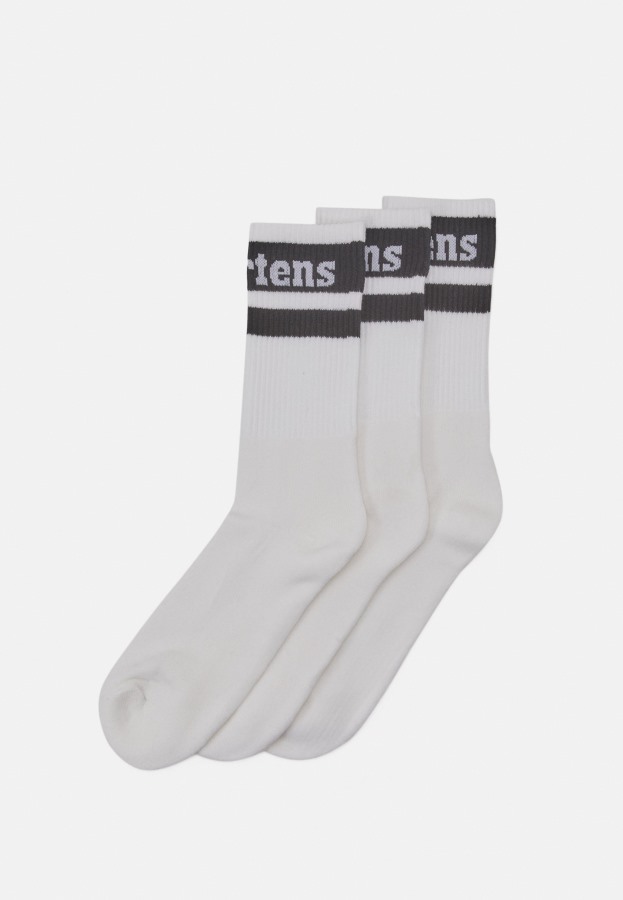 Hvite Dr.martens Norge Atletisk Unisex 3-pack Sokker