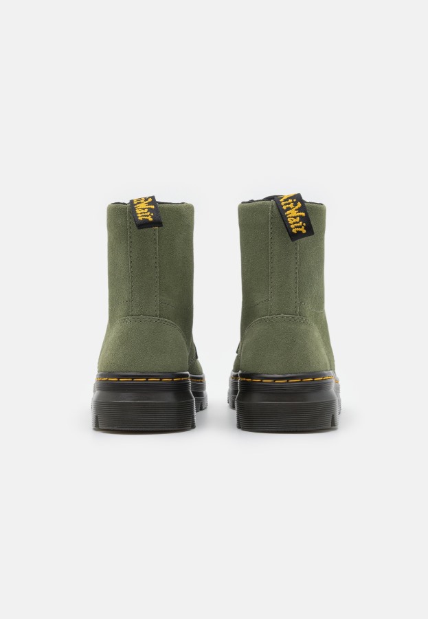 Dr.martens Norge Combs Unisex Ankelstøvletter Med Snøring Khakigrønn