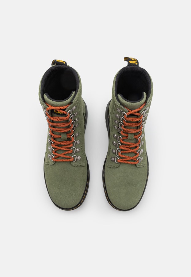 Dr.martens Norge Combs Unisex Ankelstøvletter Med Snøring Khakigrønn